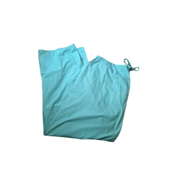 Natural Uniform Scrubs Top and Pants Set 3X Plus Size Cotton Blend 50 x 30 - Picture 12 of 16